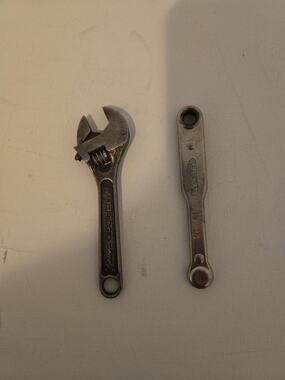 Vintage Barcalo Buffalo Adjustable Wrench and General No. 307 Wrench Set